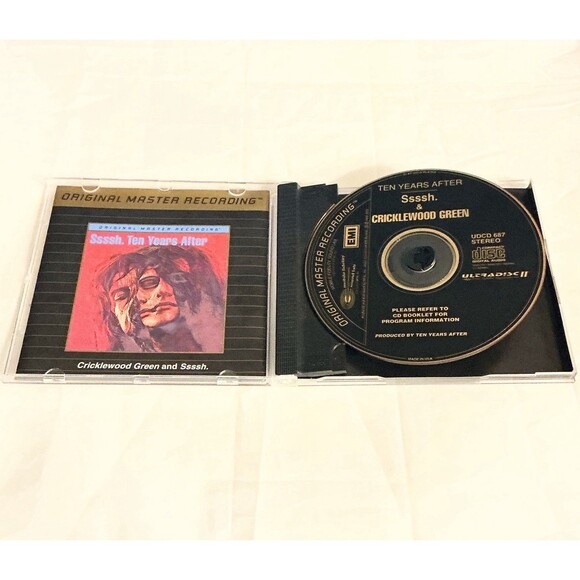SSSSH & CRICKLEWOOD GREEN by TEN YEARS AFTER Original Recording 24k Gold CD - Picture 4 of 6